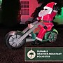 Fraser Hill Farm 6' Wide Prelit Motorcycle Santa Inflatable (FHFSNTABIKE062-L)~#|#~sp227529300_sc7