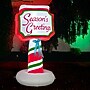 Fraser Hill Farm 6' Prelit Season's Greetings Sign Inflatable (FHFSGSGN061-L)~#|#~sp227529313_sc7