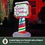 Fraser Hill Farm 6' Prelit Season's Greetings Sign Inflatable (FHFSGSGN061-L)~#|#~sp227529357_sc7