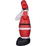Fraser Hill Farm 10' Santa Holding HO HO HO Sign Inflatable (FHFSANTA104-L)~#|#~sp227529385_sc7