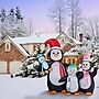 Fraser Hill Farm 10' Penguin Family Inflatable (FHFPENGNF101-L)~#|#~sp227529431_sc7