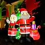 Fraser Hill Farm 6' Prelit Mr. and Mrs. Claus Inflatable (FHFMRMRSCLS061-L)~#|#~sp227529454_sc7