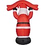 Fraser Hill Farm 10' Santa Holding HO HO HO Sign Inflatable (FHFSANTA104-L)~#|#~sp227529488_sc7