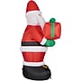 Fraser Hill Farm 10' Santa Claus Holding Gift Inflatable (FHFSANTA102-L)~#|#~sp227529494_sc7