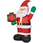 Fraser Hill Farm 10' Santa Claus Holding Gift Inflatable (FHFSANTA102-L)~#|#~sp227529495_sc7