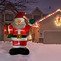 Fraser Hill Farm 10' Santa Claus Holding Gift Inflatable (FHFSANTA102-L)~#|#~sp227529496_sc7