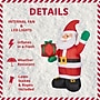 Fraser Hill Farm 10' Santa Claus Holding Gift Inflatable (FHFSANTA102-L)~#|#~sp227529497_sc7