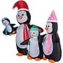 Fraser Hill Farm 10' Penguin Family Inflatable (FHFPENGNF101-L)~#|#~sp227529517_sc7
