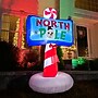 Fraser Hill Farm 6' Prelit North Pole Sign Inflatable (FHFNPOLESGN061-L)~#|#~sp227529542_sc7
