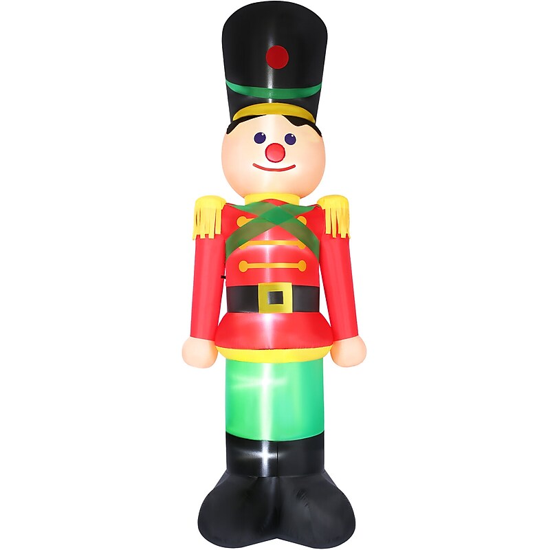 Fraser Hill Farm 12' Prelit Nutcracker Inflatable (FHFNUTCRK101-L) image 1
