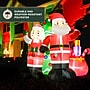 Fraser Hill Farm 6' Prelit Mr. and Mrs. Claus Inflatable (FHFMRMRSCLS061-L)~#|#~sp227529565_sc7