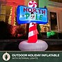 Fraser Hill Farm 6' Prelit North Pole Sign Inflatable (FHFNPOLESGN061-L)~#|#~sp227529591_sc7