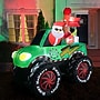 Fraser Hill Farm 6' Prelit Santa in Monster Truck Inflatable (FHFMNSRTRCK061-L)~#|#~sp227529596_sc7