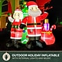 Fraser Hill Farm 6' Prelit Mr. and Mrs. Claus Inflatable (FHFMRMRSCLS061-L)~#|#~sp227529598_sc7