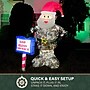 Fraser Hill Farm 6-Ft. Tall Prelit Camo Santa Inflatable (FHFCAMOSNTA061-L)~#|#~sp227529628_sc7