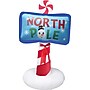 Fraser Hill Farm 6' Prelit North Pole Sign Inflatable (FHFNPOLESGN061-L)~#|#~sp227529680_sc7