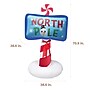Fraser Hill Farm 6' Prelit North Pole Sign Inflatable (FHFNPOLESGN061-L)~#|#~sp227529681_sc7