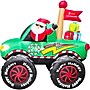 Fraser Hill Farm 6' Prelit Santa in Monster Truck Inflatable (FHFMNSRTRCK061-L)~#|#~sp227529690_sc7