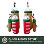 Fraser Hill Farm 10-Ft. Tall Pre-Lit Santa's Candy Castle Inflatable (FHFCNDYCSTL102-L)~#|#~sp227529710_sc7