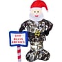 Fraser Hill Farm 6-Ft. Tall Prelit Camo Santa Inflatable (FHFCAMOSNTA061-L)~#|#~sp227529714_sc7