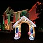 Fraser Hill Farm 8' Prelit Gingerbread Arch Inflatable (FHFARCHWY082-L)~#|#~sp227529766_sc7