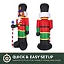Fraser Hill Farm 10' Prelit African American Nutcracker Inflatable (FHFAANUTCRK101-L)~#|#~sp227529835_sc7