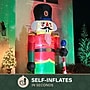 Fraser Hill Farm 10' Prelit African American Nutcracker Inflatable (FHFAANUTCRK101-L)~#|#~sp227529837_sc7