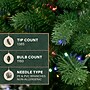 Fraser Hill Farm 6.5 ft. York Pine Pre-Lit Artificial Christmas Tree, 1160 Lights (FFYP065-6GR)	~#|#~sp227529879_sc7