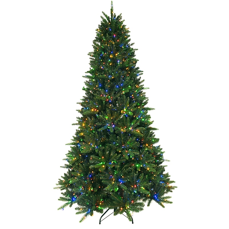 Fraser Hill Farm 12 ft. York Pine Pre-Lit Artificial Christmas Tree, 2800 Lights (FFYP012-6GR) image 1