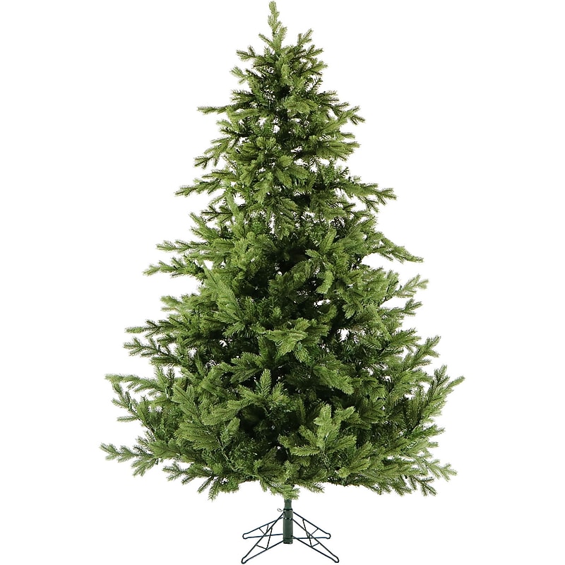 Fraser Hill Farm 9 ft. Woodside Pine Artificial Christmas Tree (FFWS090-0GR) image 1