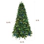 Fraser Hill Farm 12 ft. York Pine Pre-Lit Artificial Christmas Tree, 2800 Lights (FFYP012-6GR)	~#|#~sp227529975_sc7