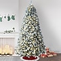 Fraser Hill Farm 9 ft. Flocked Winter Snow Pine Pre-Lit Artificial Christmas Tree, 2160 Lights (FFWP090-5SN)	~#|#~sp227529995_sc7