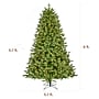 Fraser Hill Farm 8 ft. Wintergreen Fir Pre-Lit Artificial Christmas Tree, 1050 Lights (FFWG080-5GR)	~#|#~sp227530007_sc7