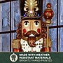 Fraser Hill Farm 76" Resin Nutcracker Figurine Holding Staff (FFRS076-NC5-MLT)~#|#~sp227530094_sc7