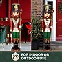 Fraser Hill Farm 76" Resin Nutcracker Figurine Holding Staff (FFRS076-NC5-MLT)~#|#~sp227530095_sc7