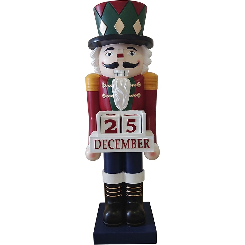 Fraser Hill Farm 60-inch Fiberglass Nutcracker Figurine (FFRS060-2NC-MLT) image 1