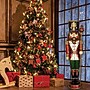 Fraser Hill Farm 76" Resin Nutcracker Figurine Holding Staff (FFRS076-NC5-MLT)~#|#~sp227530204_sc7