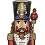 Fraser Hill Farm 76" Resin Nutcracker Figurine Holding Staff (FFRS076-NC5-MLT)~#|#~sp227530205_sc7