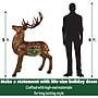 Fraser Hill Farm 5-Ft. Tall Standing Reindeer Metallic Finish (FFRS060-RD1-BRN)~#|#~sp227530255_sc7