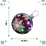 Fraser Hill Farm 18" Jeweled Ball Ornament (FFRS018-ORN1-RD)~#|#~sp227530320_sc7