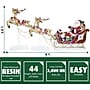 Fraser Hill Farm Santa Sleigh Flying Reindeer 3-Piece Set (FFRS000-SC1-RD)~#|#~sp227530327_sc7
