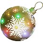 Fraser Hill Farm 18" Jeweled Ball Ornament w/Snowflake Design in Gold (FFRS018-ORN1-GLD)~#|#~sp227530330_sc7