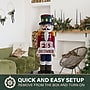 Fraser Hill Farm 60-inch Fiberglass Nutcracker Figurine (FFRS060-2NC-MLT)~#|#~sp227530358_sc7