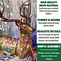 Fraser Hill Farm 4-Ft. Tall Sitting Reindeer Metallic Finish (FFRS047-RD1-BRN)~#|#~sp227530374_sc7