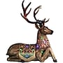 Fraser Hill Farm 4-Ft. Tall Sitting Reindeer Metallic Finish (FFRS047-RD1-BRN)~#|#~sp227530386_sc7