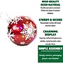 Fraser Hill Farm 18" Jeweled Ball Ornament (FFRS018-ORN1-RD)~#|#~sp227530427_sc7
