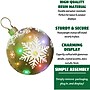 Fraser Hill Farm 18" Jeweled Ball Ornament w/Snowflake Design in Gold (FFRS018-ORN1-GLD)~#|#~sp227530435_sc7