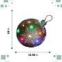 Fraser Hill Farm 18" Jeweled Ball Ornament w/Snowflake Design in Gold (FFRS018-ORN1-GLD)~#|#~sp227530436_sc7