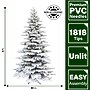 Fraser Hill Farm 9 ft. Flocked Pine Valley Artificial Christmas Tree (FFPV090-0SN)	~#|#~sp227530470_sc7
