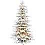 Fraser Hill Farm 12 ft. Flocked Pine Valley Pre-Lit Artificial Christmas Tree, 1600 Lights (FFPV012-5SN)	~#|#~sp227531135_sc7